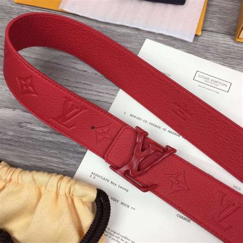 lv belt red|louis vuitton checkered belt.